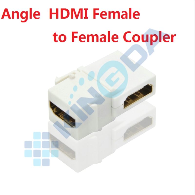 HDMI Keystone Coupler, 90 Degree