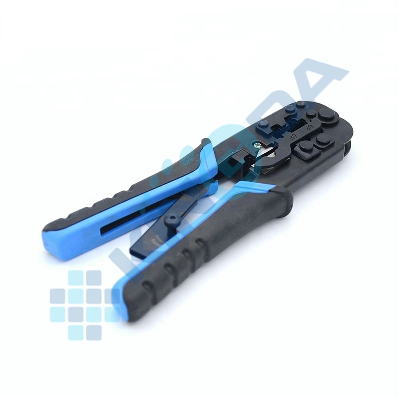 Crimping tool with ratchet
