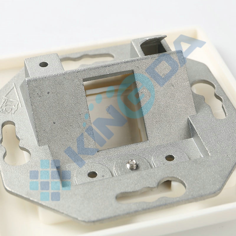 STP Face Plate,1 Port,Size 80x80mm,German Type